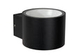 Lucide OXFORD aplique LED interior exterior, IP54 aluminio negro, casquillo G9 luz hacia arriba y hacia abajo