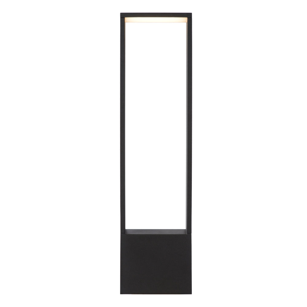 Lucide GOA luz de bolardo LED 10W 3000K IP54 Gris Oscuro iluminación exterior de jardín