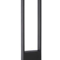Lucide GOA luz de bolardo LED 10W 3000K IP54 Gris Oscuro iluminación exterior de jardín