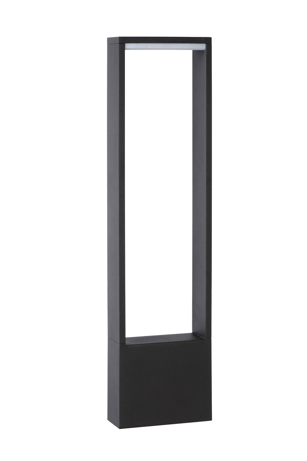 Lucide GOA luz de bolardo LED 10W 3000K IP54 Gris Oscuro iluminación exterior de jardín