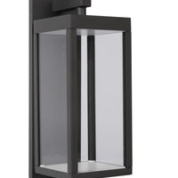 Aplique de pared LED Lucide CLAIRETTE 13W 3000K IP54 con sensor de movimiento PIR y carcasa antracita