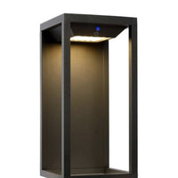 Lucide tenso solar LED wall light 3000K IP54 anthracite