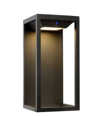 Luz de pared LED solar Lucide tenso 3000K IP54 antracita