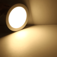 Plafón LED redondo Spectrum 18W reemplaza 105W, 3000K, 2200 lúmenes, IP20, CRI >80, ángulo de haz 110°