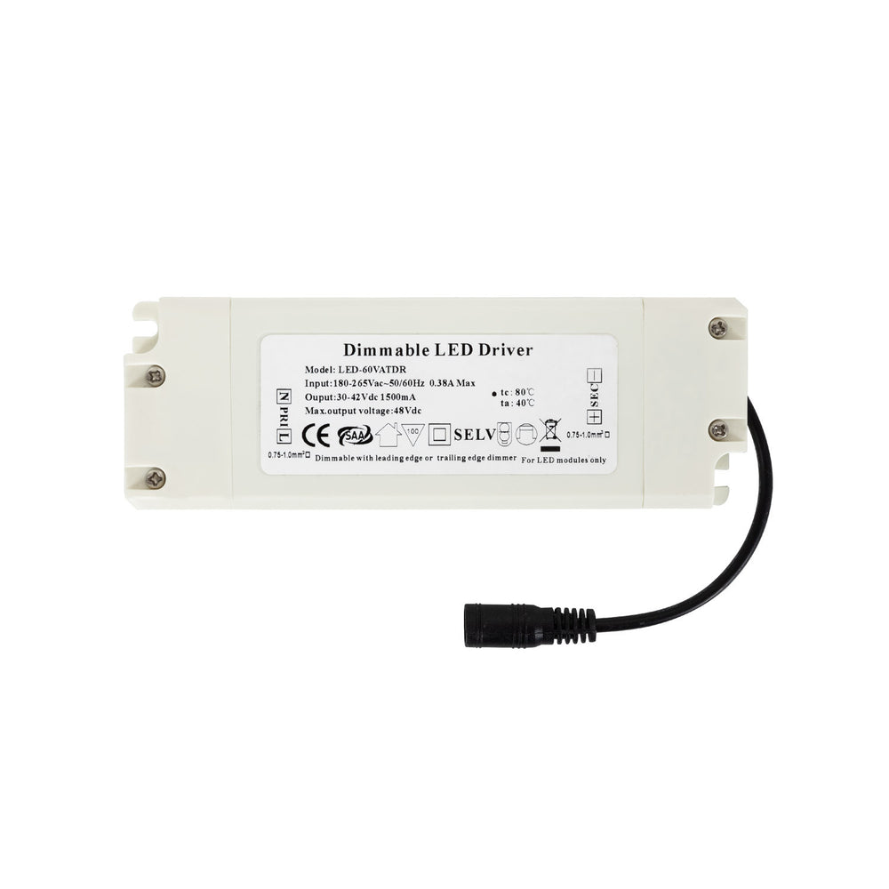 Controlador LED regulable 65W corte de fase triac para panel LED 54W/65W sin parpadeo