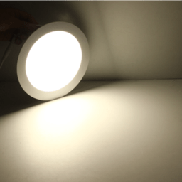 Plafón LED redondo Spectrum 18W reemplaza 105W, 3000K, 2200 lúmenes, IP20, CRI &gt;80, ángulo de haz 110°