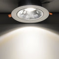 Foco empotrable LED LCB 10.5W 3000K 220-240V IP20 CRI 80 chip Philips sin parpadeo CE RoHS corte 83mm