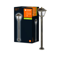 Ledvance ENDURA Classic Tradition farol de pie exterior E27 Negro/Oro IP44 aluminio 1000mm