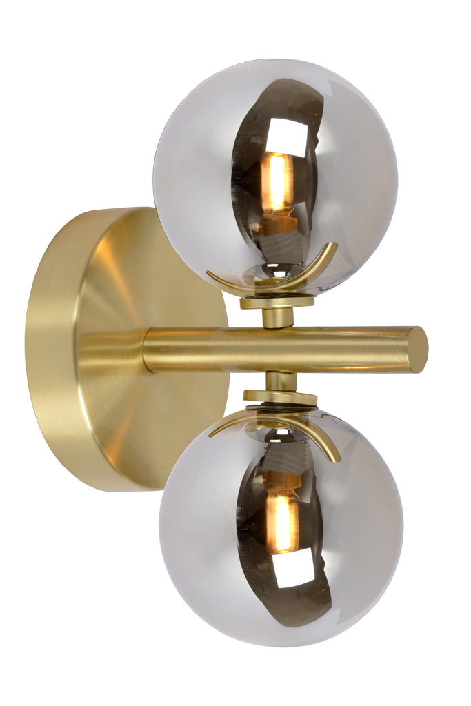 Aplique De Pared, Metal , Vintage, 16x16x48, Casquillo 2 X E 27 Max 40