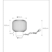 Lámpara de mesa vintage Lucide Maloto, metal y vidrio, casquillo E27, 40W máx, IP20, acabado bronce verde ámbar