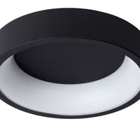 Lucide TALOWE lámpara de techo LED, regulable 20W 3000K IP20 redonda aluminio negro Ø300mm