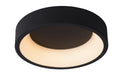 Lucide TALOWE lámpara de techo LED, regulable 20W 3000K IP20 redonda aluminio negro Ø300mm