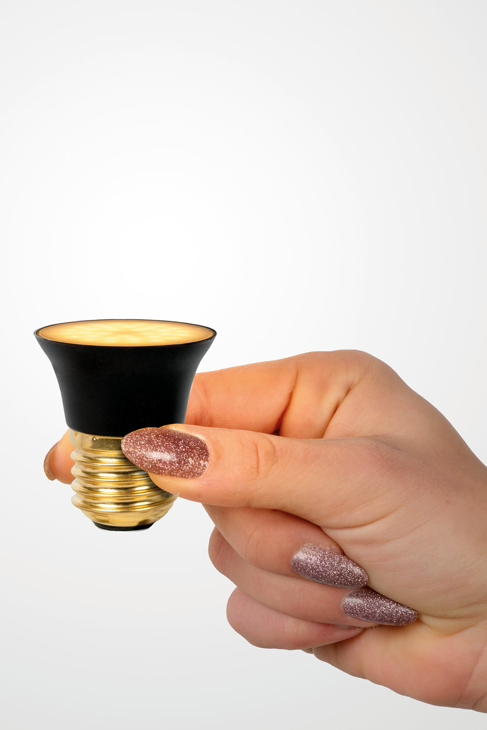 Lucide G45 bombilla LED E27 5W 2700K 450 lúmenes 3 StepDim Negro Mate IP20