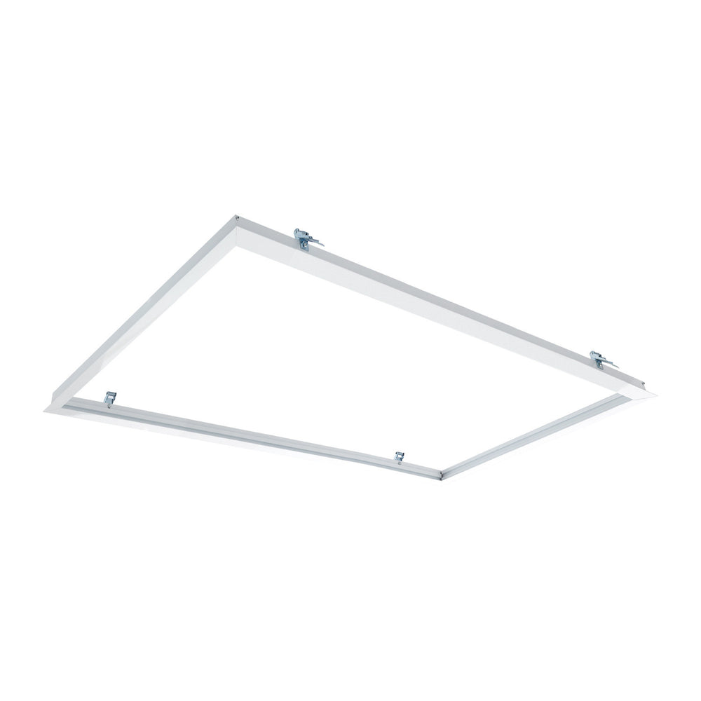 Panel LED LCB 120x30cm sistema de marco empotrado aluminio blanco IP20 220-240V AC