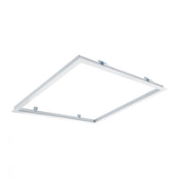 Marco para panel LED LCB 30x30cm montaje empotrado, Aluminio blanco, IP20, 220-240V, CE RoHS