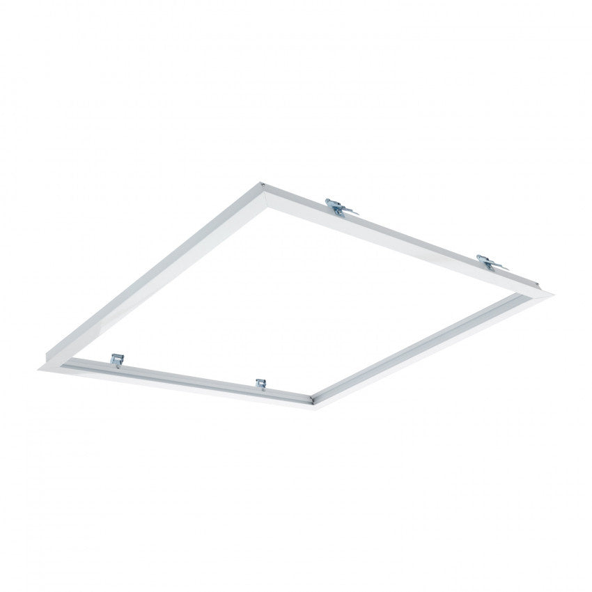 Marco para panel LED LCB 30x30cm montaje empotrado, Aluminio blanco, IP20, 220-240V, CE RoHS
