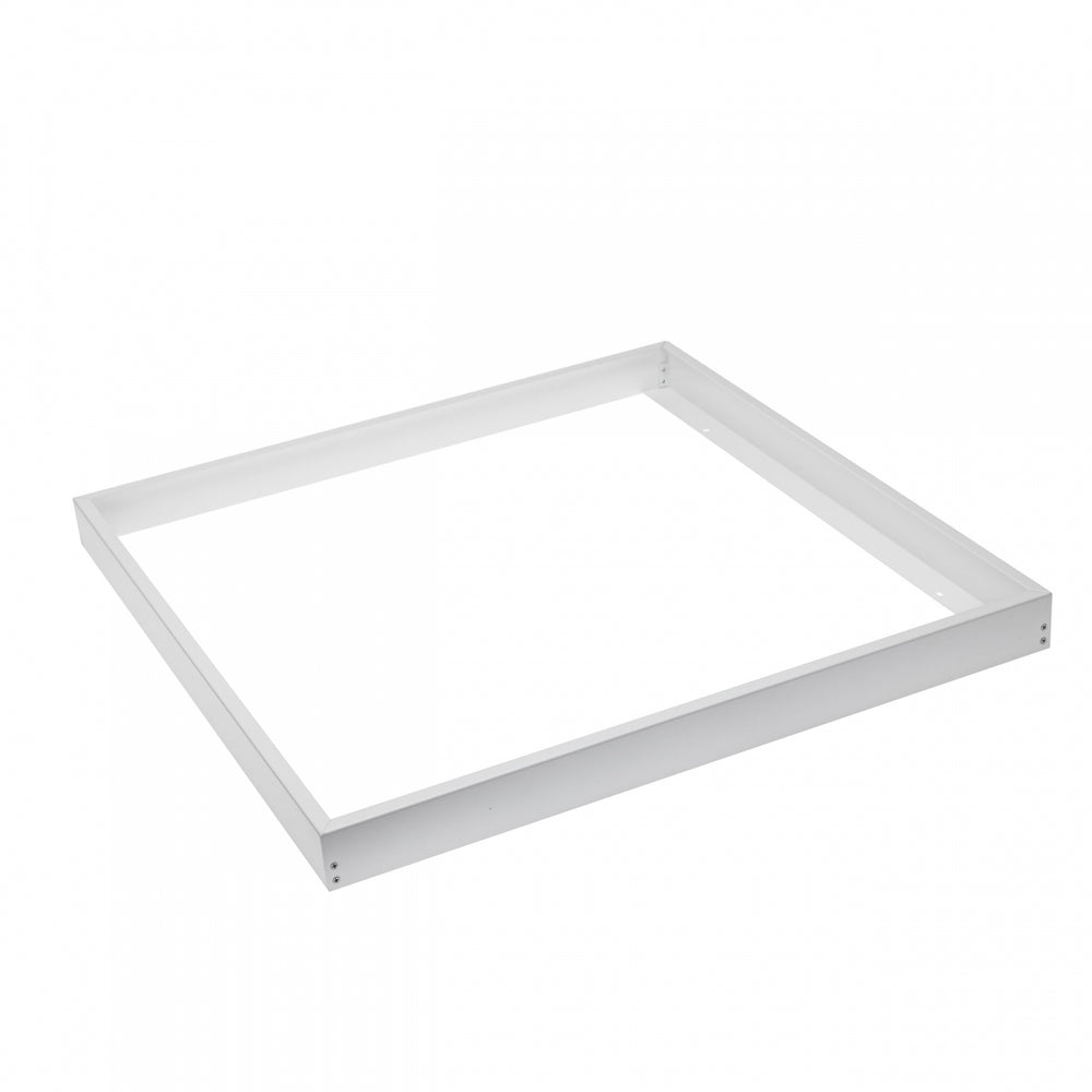Luminaria led algine Spectrum 600x600mm, blanco, carcasa de aluminio, adecuada para montaje superficial, iluminación duradera