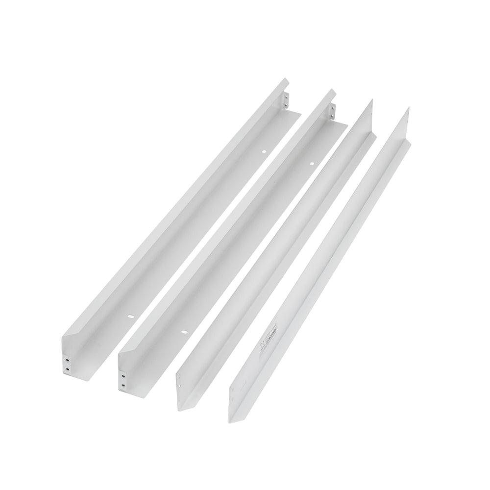 Luminaria led algine Spectrum 600x600mm, blanco, carcasa de aluminio, adecuada para montaje superficial, iluminación duradera