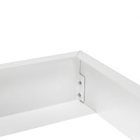 Luminaria led algine Spectrum 600x600mm, blanco, carcasa de aluminio, adecuada para montaje superficial, iluminación duradera