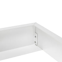 Luminaria led algine Spectrum 600x600mm, blanco, carcasa de aluminio, adecuada para montaje superficial, iluminación duradera