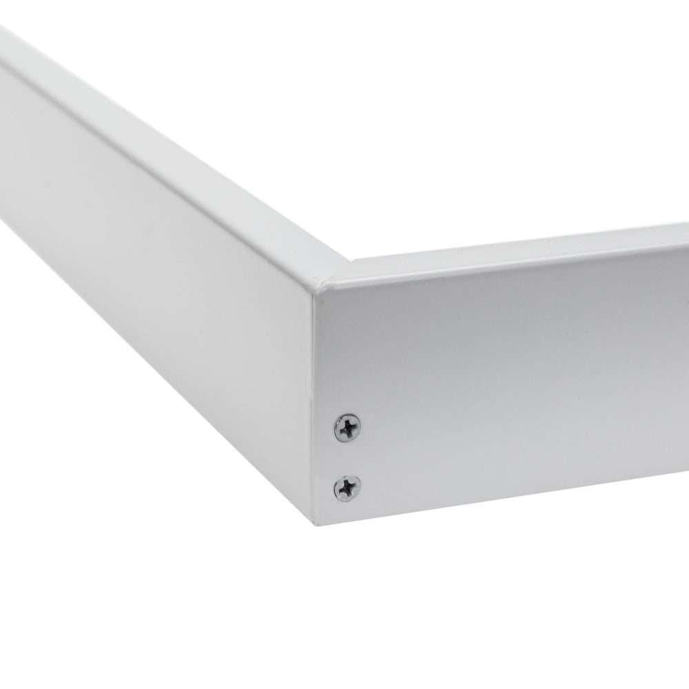 Luminaria led algine Spectrum 600x600mm, blanco, carcasa de aluminio, adecuada para montaje superficial, iluminación duradera