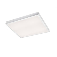 Luminaria led algine Spectrum 600x600mm, blanco, carcasa de aluminio, adecuada para montaje superficial, iluminación duradera