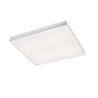 Luminaria led algine Spectrum 600x600mm, blanco, carcasa de aluminio, adecuada para montaje superficial, iluminación duradera