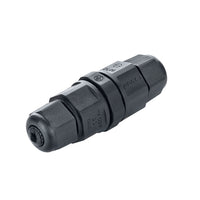 Conector LED Aigostar impermeable de 3 hilos para cables de 0.5-2.5mm² IP68 Negro certificado CE RoHS
