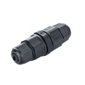 Conector LED Aigostar impermeable de 3 hilos para cables de 0.5-2.5mm² IP68 Negro certificado CE RoHS