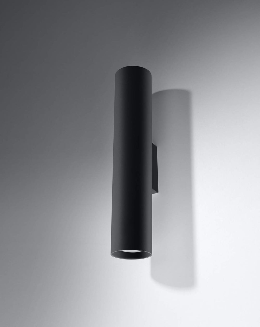 Aigostar aplique LED de pared Negro LOOPEZ con casquillo 1x GU10 IP20 carcasa de aluminio CE RoHS