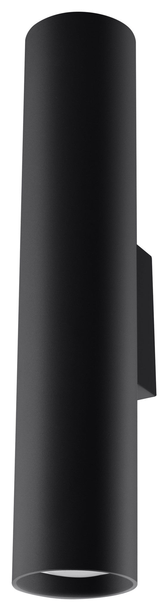 Aigostar aplique LED de pared Negro LOOPEZ con casquillo 1x GU10 IP20 carcasa de aluminio CE RoHS