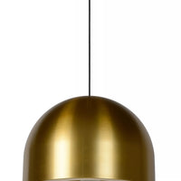 Luz colgante LED Lucide AKRON E27 50W aluminio dorado mate 60mm