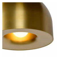 Luz colgante LED Lucide AKRON E27 50W aluminio dorado mate 60mm