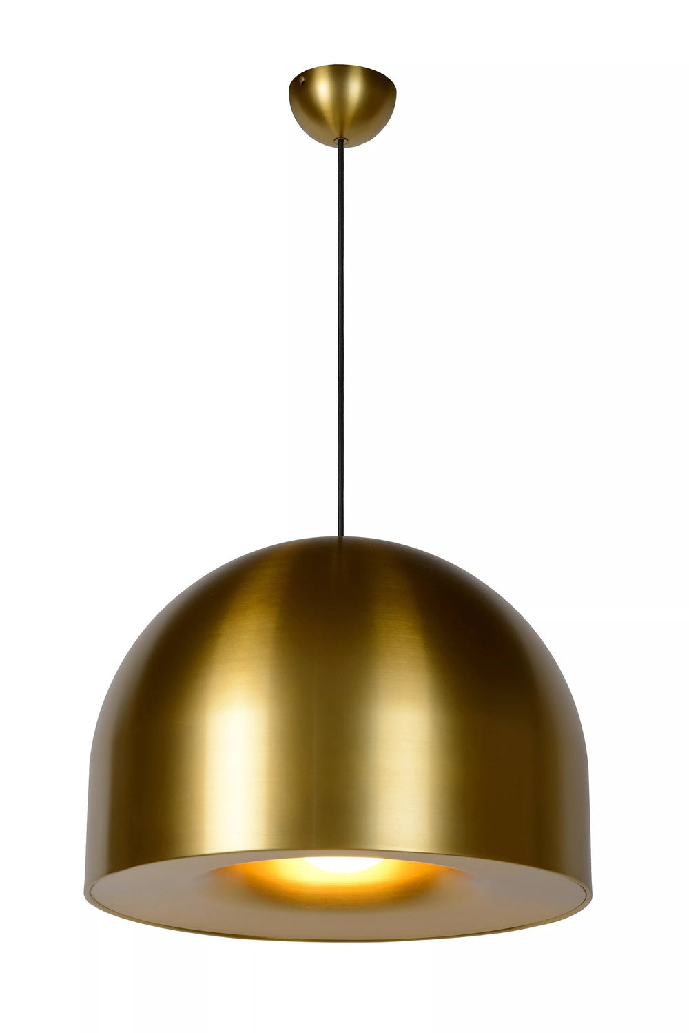 Luz colgante LED Lucide AKRON E27 50W aluminio dorado mate 60mm