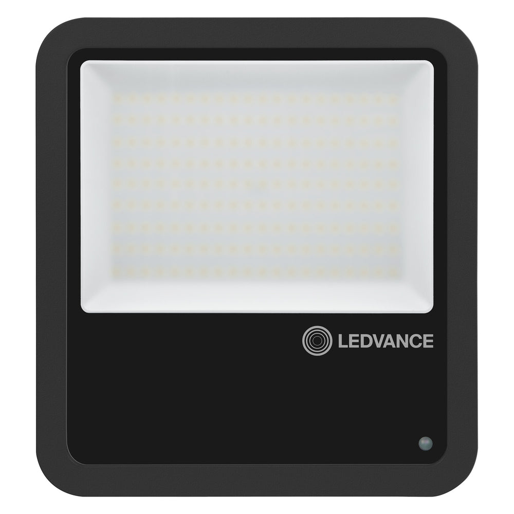 Foco LED con fotocélula negro 100w 15000 lúmenes 100d 4000k blanco frío sensor de luz
