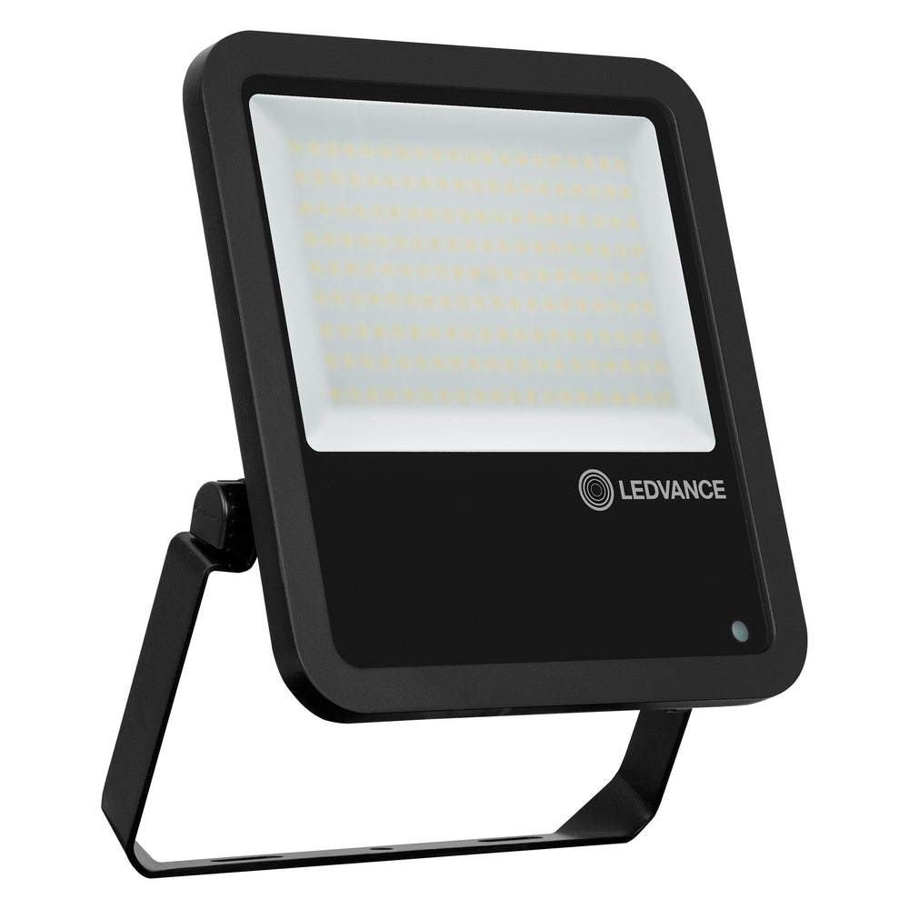 Foco LED con fotocélula negro 100w 15000 lúmenes 100d 4000k blanco frío sensor de luz