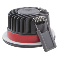 Foco LED empotrado resistente al fuego Ledvance 8W 3000K regulable IP65 Negro 90CRI haz de 36°
