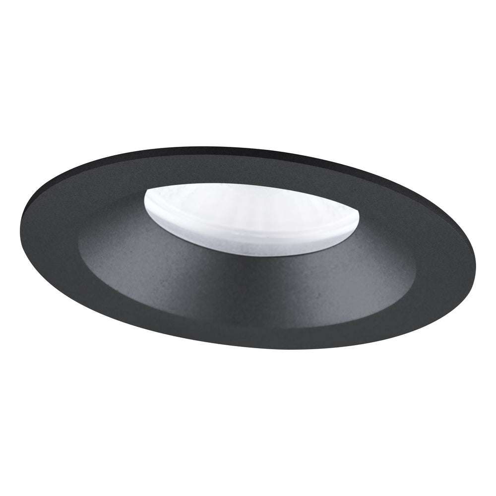 Ledvance fire rated recessed LED spotlight 8W 3000K dimmable IP65 Black 90CRI 36° beam
