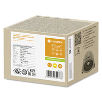 Foco LED empotrado resistente al fuego Ledvance 8W 3000K regulable IP65 Negro 90CRI haz de 36°