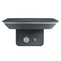 Ledvance Endura Style solar GLOW Sensor de Pared LED 3.6W 3000K IP44 Gris Oscuro Luz Exterior