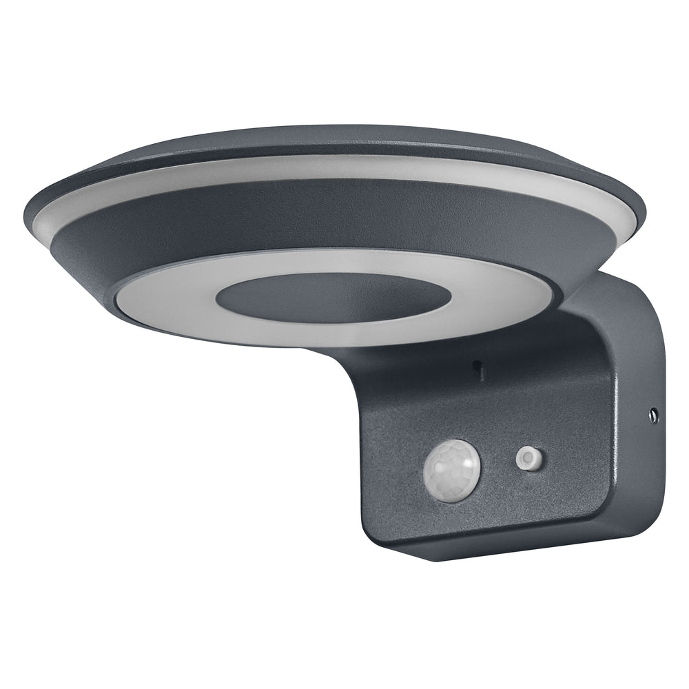 Ledvance Endura Style solar GLOW Sensor de Pared LED 3.6W 3000K IP44 Gris Oscuro Luz Exterior