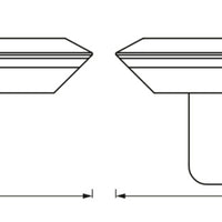 Ledvance Endura Style solar GLOW Sensor de Pared LED 3.6W 3000K IP44 Gris Oscuro Luz Exterior