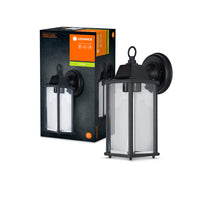 Ledvance ENDURA Lámpara Clásica Linterna Cuadrada E27 aplique de pared exterior Negro IP43 montaje en superficie 220-240V