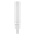 led pl-c dulux hf & ac mains v 6w 600 lúmenes útiles 3000k g24q-1 reemplaza 13w