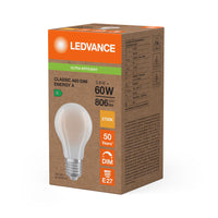 Ledvance LED Classic A60 Opal E27 Regulable 3.8W 2700K 806 lúmenes Blanco Cálido Clase Energética A