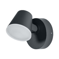 Ledvance ENDURA Style Midi Spot I aplique de pared LED 13.5W 3000K 800 lúmenes IP44 Gris oscuro exterior