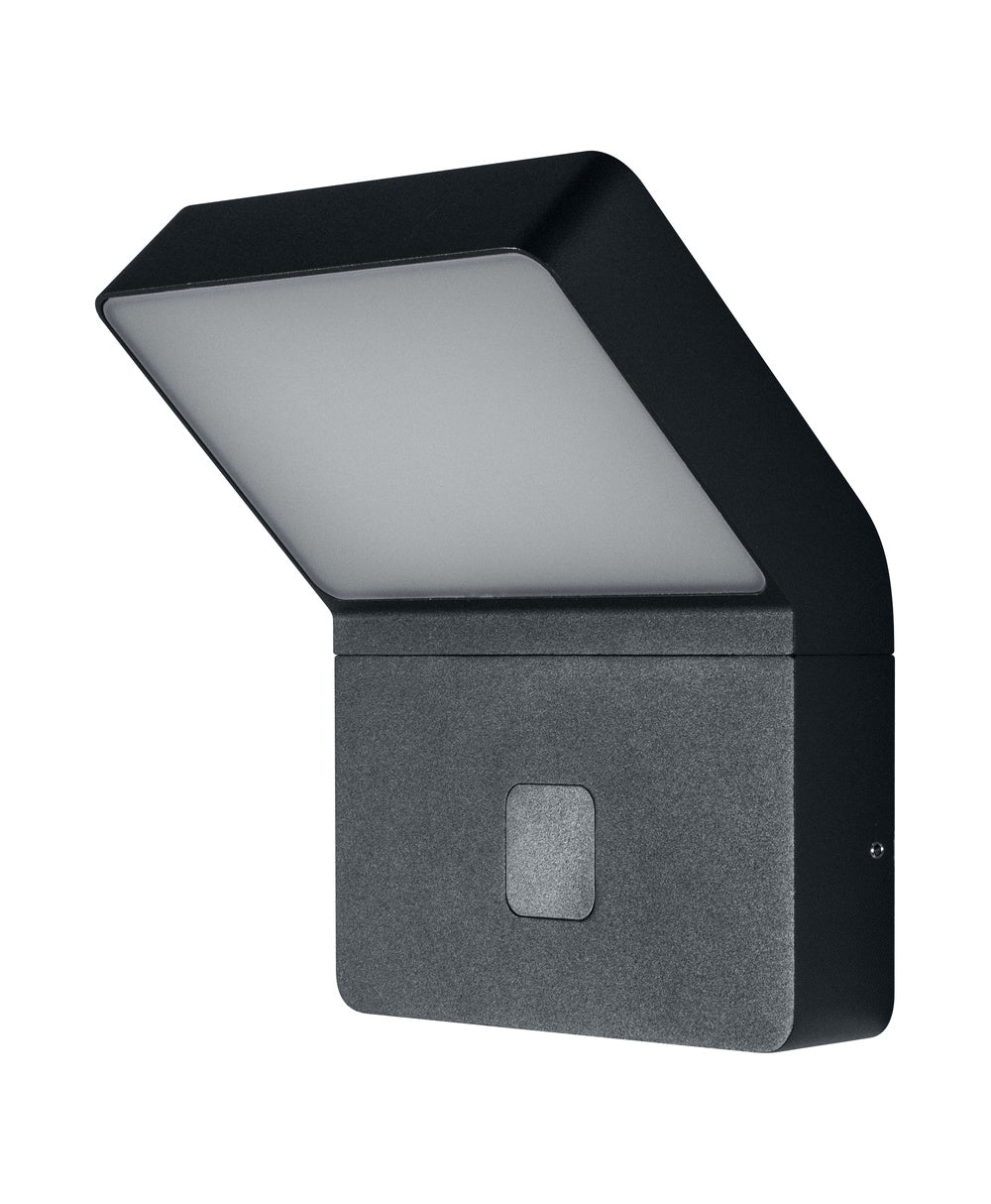 Ledvance ENDURA STYLE Luz de Pared LED 12W 3000K 750 lúmenes IP44 Gris Oscuro Exterior Montaje en Superficie