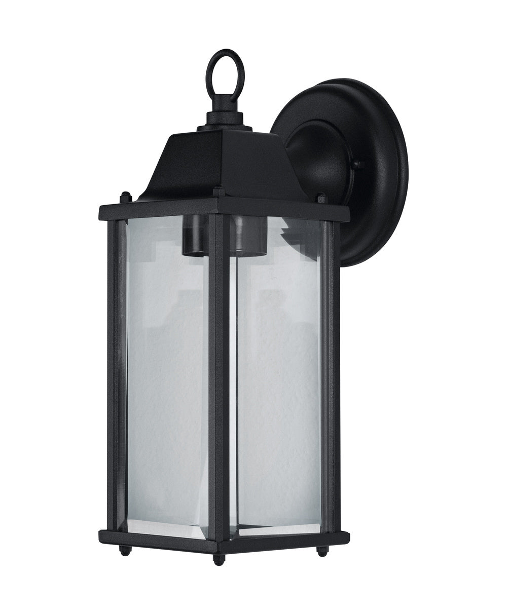 Ledvance ENDURA Lámpara Clásica Linterna Cuadrada E27 aplique de pared exterior Negro IP43 montaje en superficie 220-240V