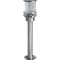 Lámpara de exterior Ledvance ENDURA Classic Post 55cm E27 de acero inoxidable IP44 con difusor de vidrio