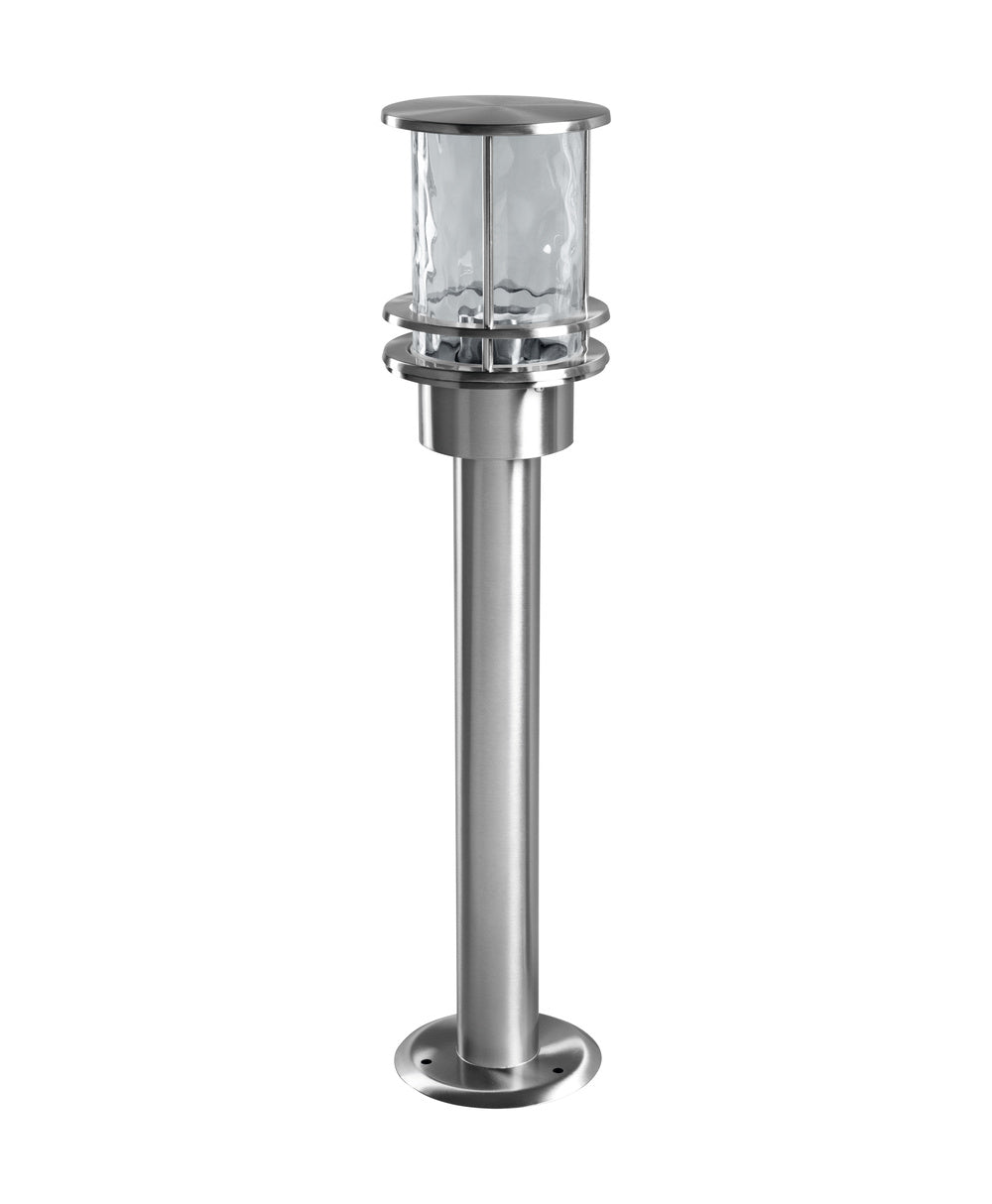 Lámpara de exterior Ledvance ENDURA Classic Post 55cm E27 de acero inoxidable IP44 con difusor de vidrio